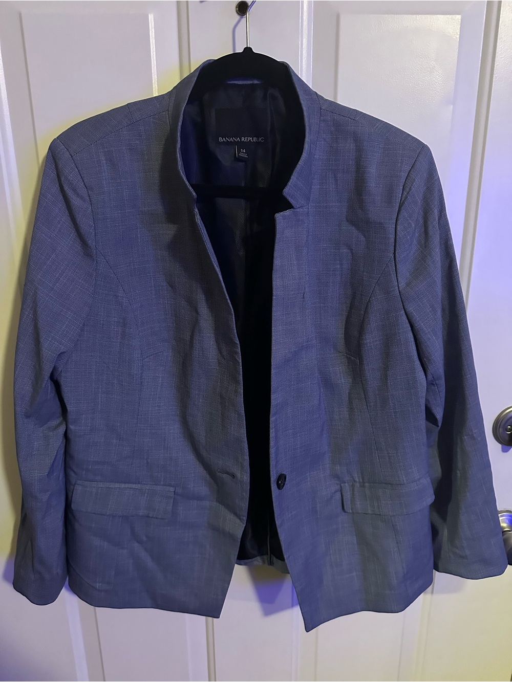Banana Republic Women's Slate Blue Blazer